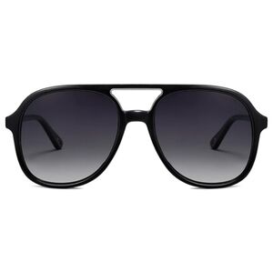 Polarized Aviator Sunglasses Classic 70s Vintage Square SJ2174 Black